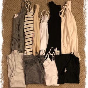 Lots of 10 tank tops